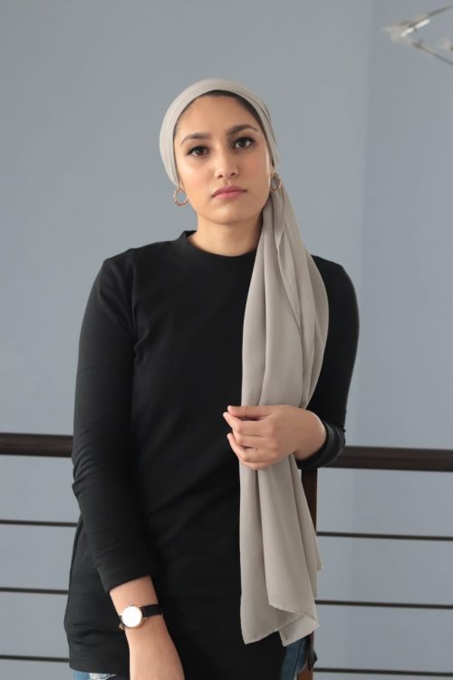 Light Grey Chiffon
