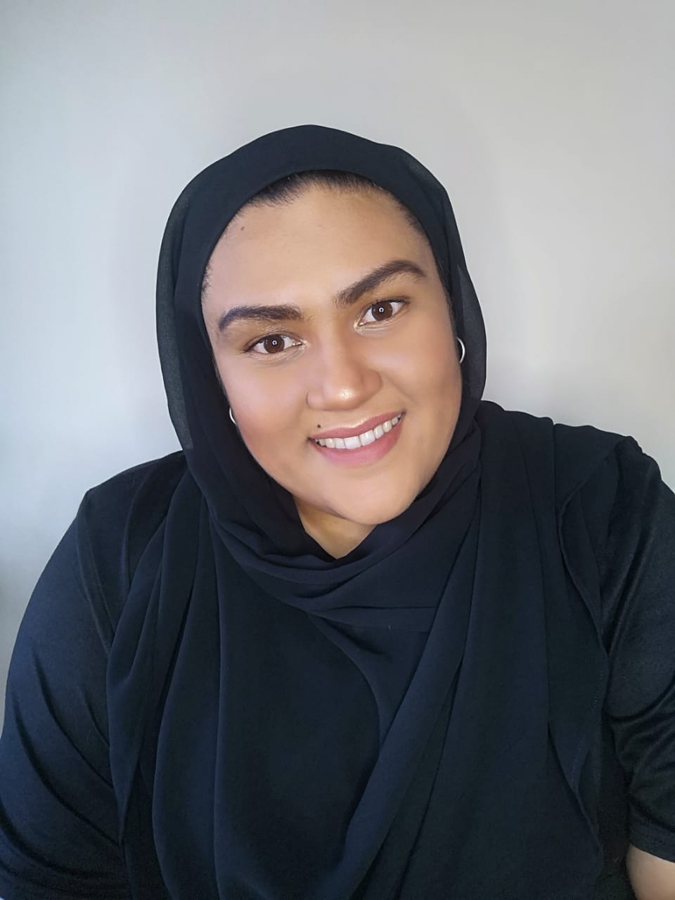 Black Eezi-Wrap Chiffon Scarf - Image 2